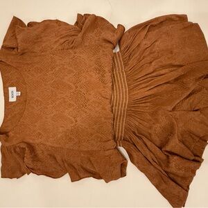 Brown High Waist Women Shorts